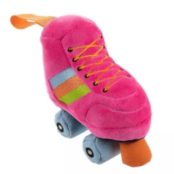 TrustyPup Roller Skate-Retro Madness Dog Toy - Pink - Picture 1 of 4